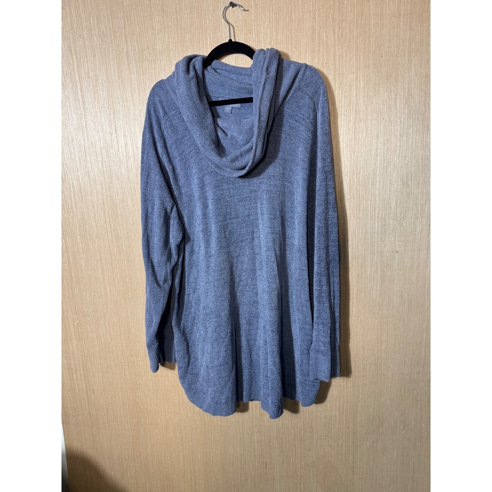 BAREFOOT DREAMS Cozy Chic Ultra Lite Knit Cowl Neck Tunic Sweater Women's 3X 2‎